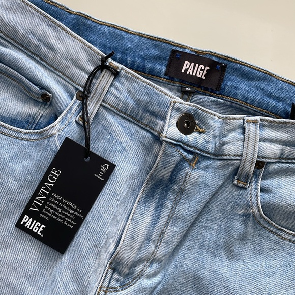 Paige Slim Straight Federal Denim - Picture 2 of 9